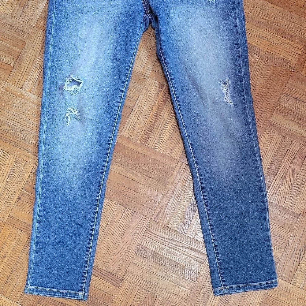 KanCan Mid Rise Skinny Denim Jeans Distressed Cotton Stretch Size 30 - Picture 8 of 11